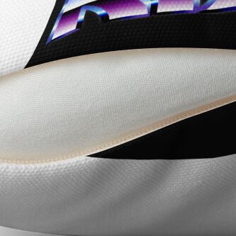 Alternate view of Kiss Logo Chrome Floor Pillow