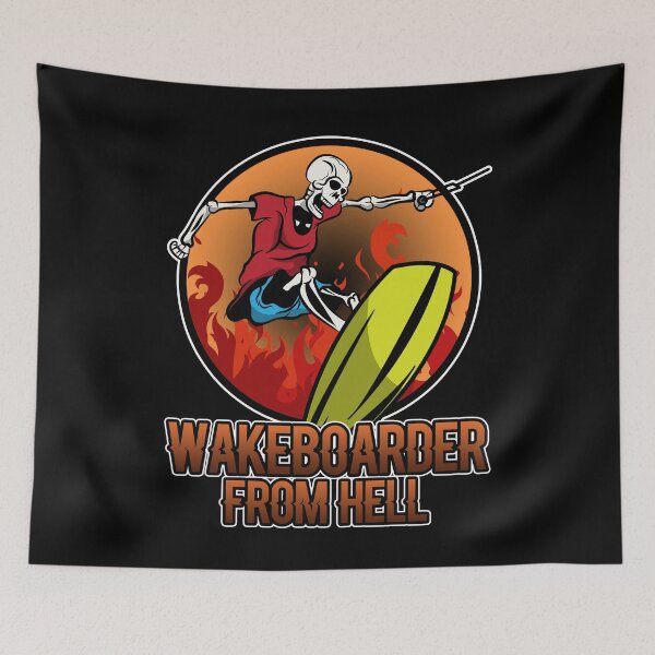 Item preview, Wakeboarding Gift Wakeboard Halloween Zombie designed and sold by desislogn.