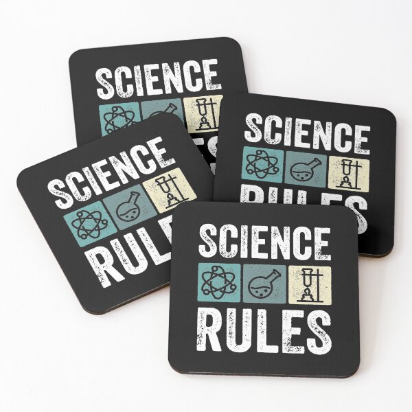 Item preview, Science Rules Students Teachers Humor Lab Scientist Vintage designed and sold by lxmag.