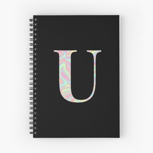 Artikelvorschau, Buchstabe U Holographic Liquid Marble Effect Regenbogen Alphabet entworfen und verkauft von Sour Soul.