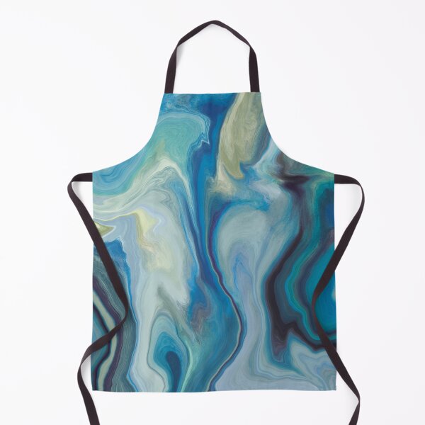 Item preview, Cool Ocean Pools Marble Pattern - Blue Palette designed and sold by Squarebird.