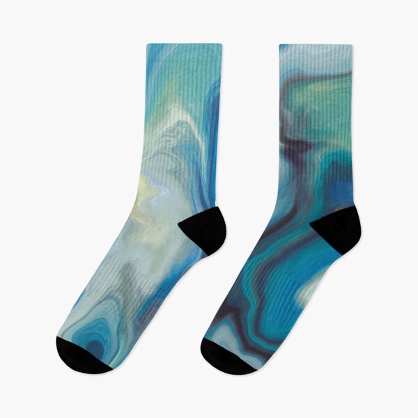 Item preview, Cool Ocean Pools Marble Pattern - Blue Palette designed and sold by Squarebird.