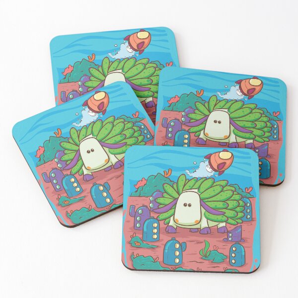 Item preview, Leaf sheep in undersea city designed and sold by MissCookieFairy.