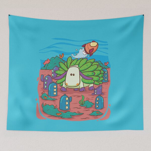 Item preview, Leaf sheep in undersea city designed and sold by MissCookieFairy.