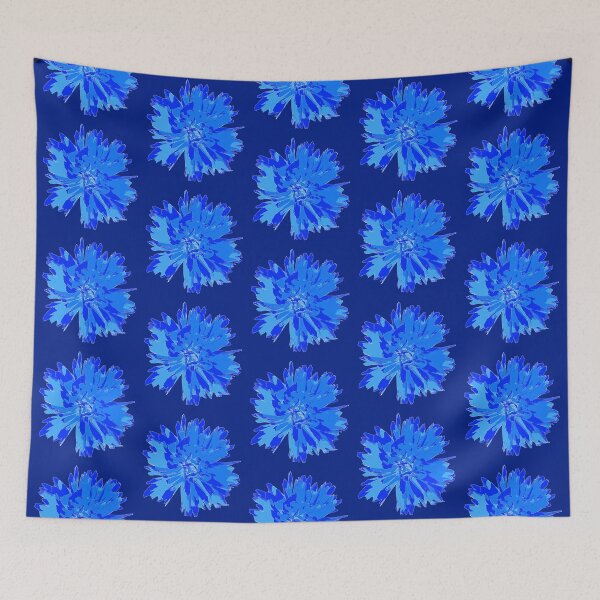Item preview, Blue Daisy Flower Drawing designed and sold by ckylin.