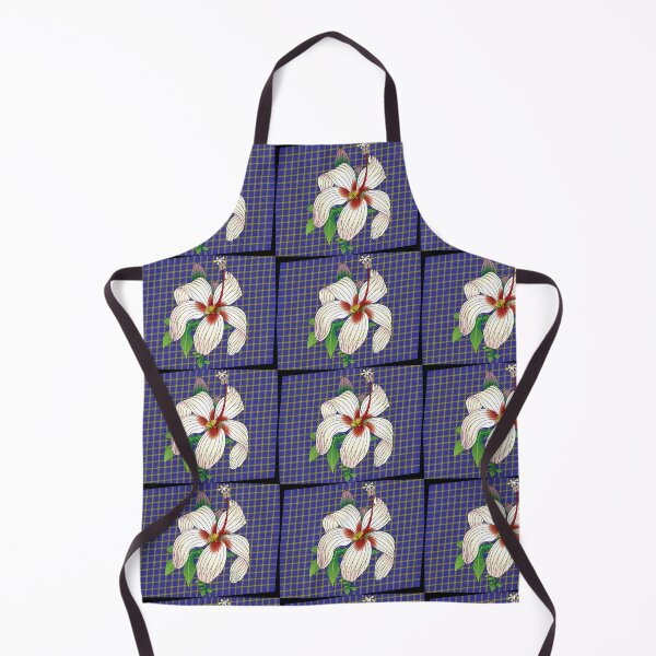 Item preview, Flower on Blue Plaid designed and sold by OrangeEden.