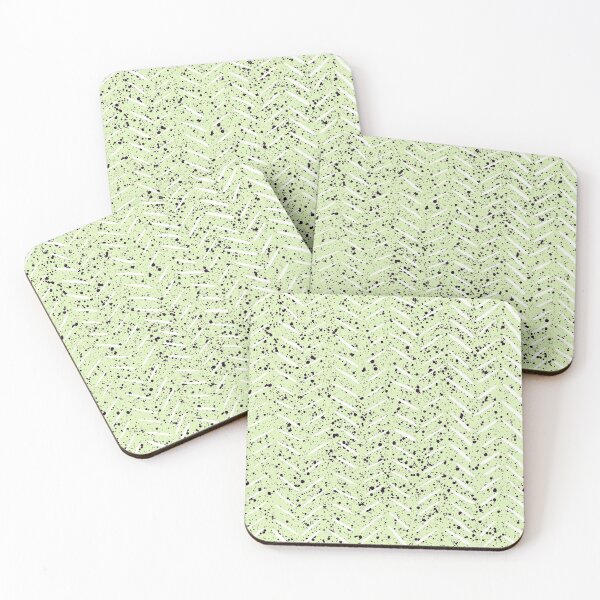 Item preview,  Herringbone Splatter Pattern in Light Green designed and sold by BissyCollective.