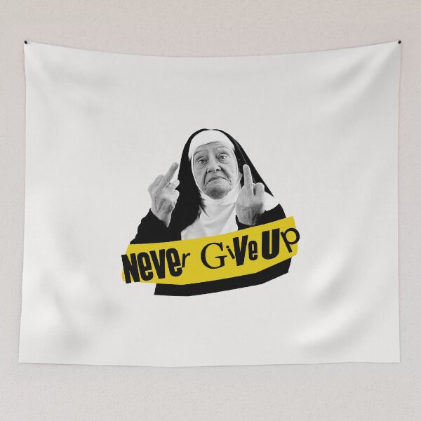 Item preview, Never Give Up designed and sold by VicFreedomind.