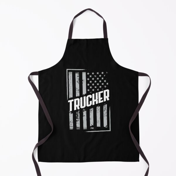 Item preview, American Trucker Truck Driver T-shirt US Flag Gift Idea designed and sold by Maindy.