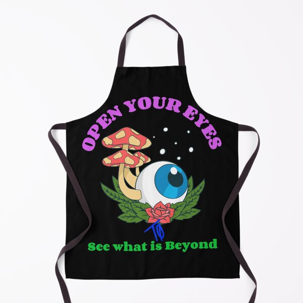 Item preview, Open Your Eyes To See What Is Beyond Psychedelic Eyeball Mushroom Rose Design designed and sold by AuroCreatives.