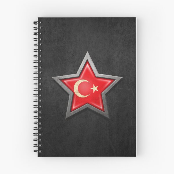 Item preview, Turkish Flag Inside of an Aged and Scratched Star designed and sold by JeffBartels.