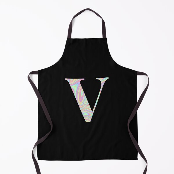 Item preview, Letter V Holographic Liquid Marble Effect Rainbow Alphabet designed and sold by Sour Soul.