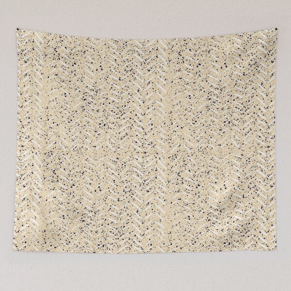 Item preview, Herringbone Splatter Pattern in Tan designed and sold by BissyCollective.