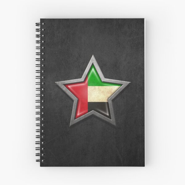 Item preview, UAE Flag Inside of an Aged and Scratched Star designed and sold by JeffBartels.