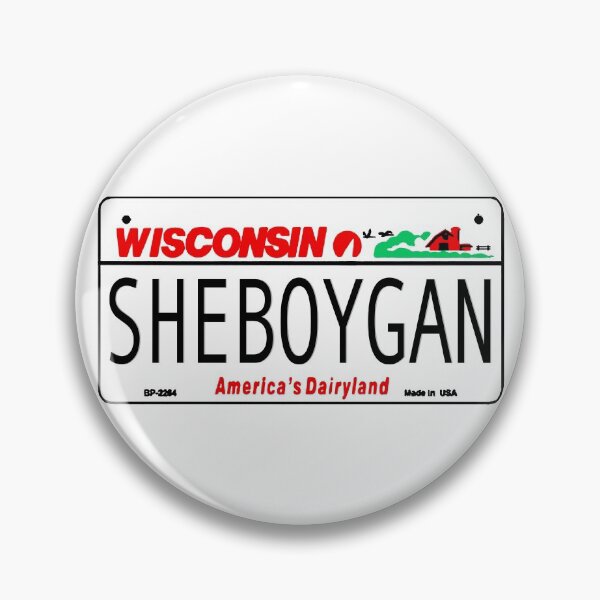Item preview, Sheboygan Wisconsin License Plate Design designed and sold by Decal Mania.