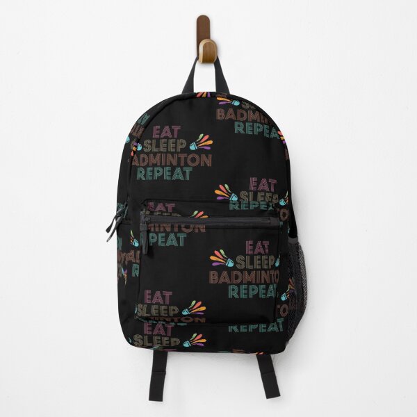 Item preview, Eat Sleep Badminton Repeat Funny Badminton Quotes designed and sold by looklock.