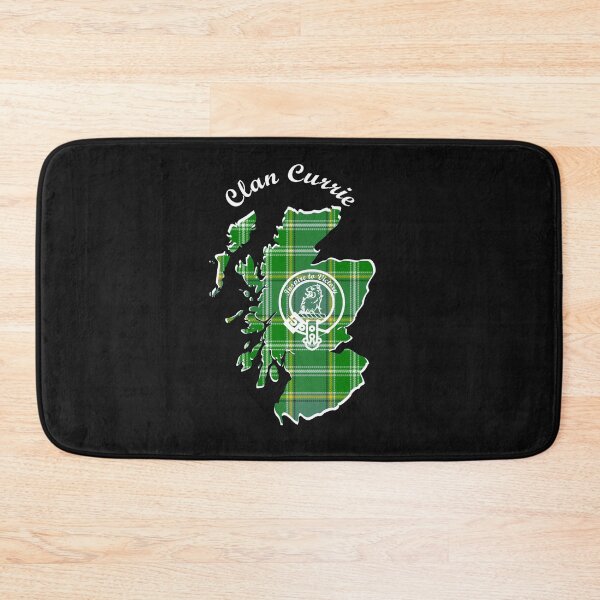 Item preview, Clan Currie Scotland Map Crest designed and sold by BagTown Clans.