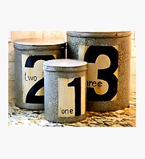1.....2.....3 ^ Photographic Print