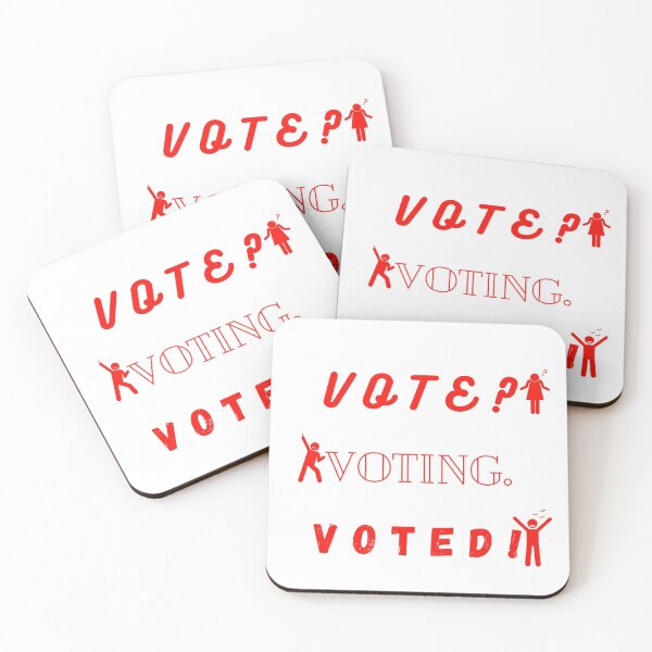 Item preview, Vote? Voting. Voted! - RedText designed and sold by miTeless seDign.