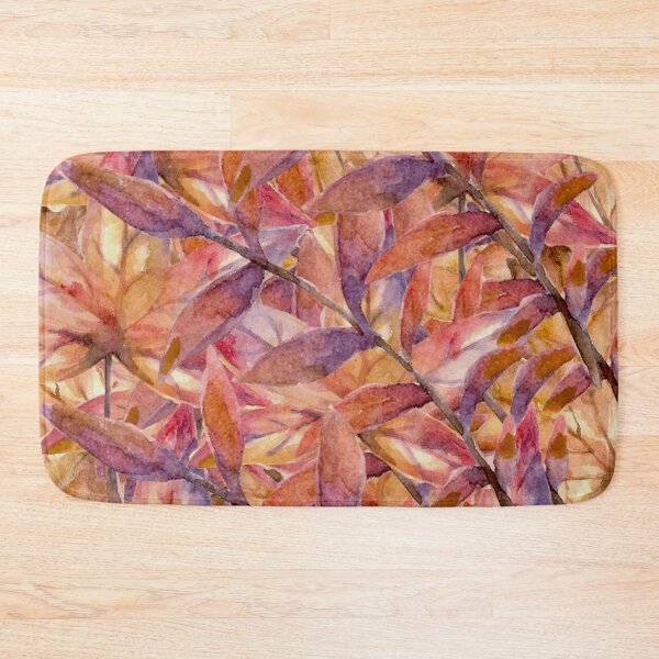 Item preview, Fall leaves Autumn leaves - browns, reds, pinks, purple designed and sold by JellyBeenzz.
