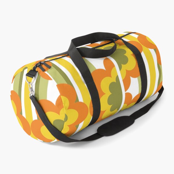 1970's Pattern / Retro 70s Vintage Seventies style Duffle Bag