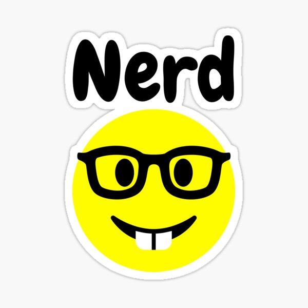 Sticker Nerd Emoji Redbubble