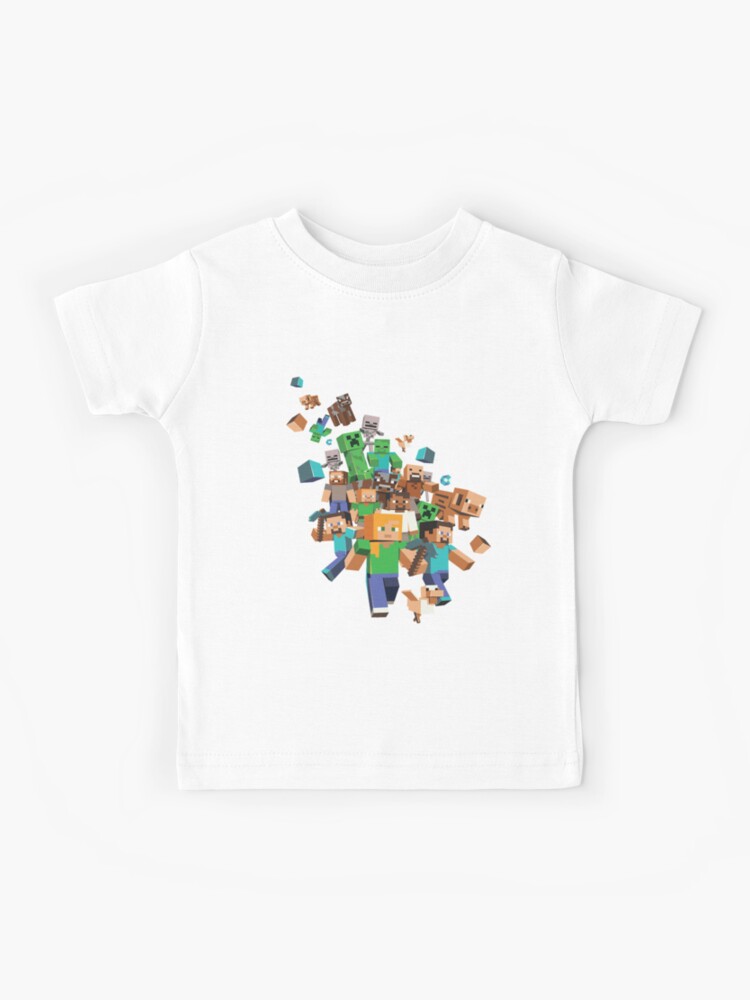 Roblox Minecraft Kids T Shirt By Rojocatherinep Redbubble - jelly roblox t shirts redbubble