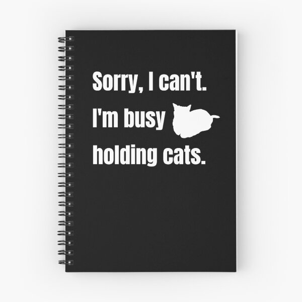Item preview, Sorry, I can't. I'm busy holding cats designed and sold by catladyjoy.