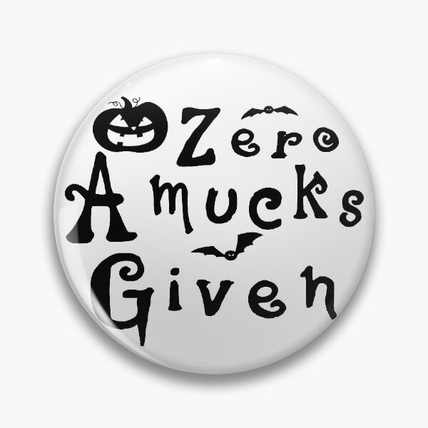 Item preview, Zero Amucks Given designed and sold by RedJazz.