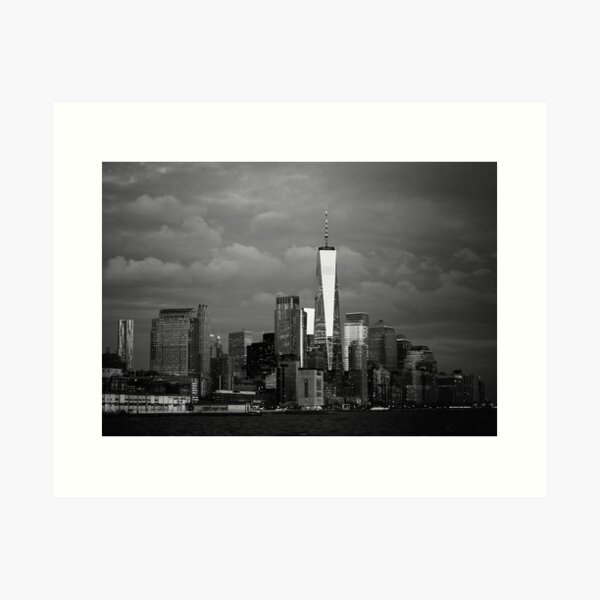 Artikel-Vorschau von NYC Skyline in Schwarz und Weiß, designt und verkauft von VieEnRose.