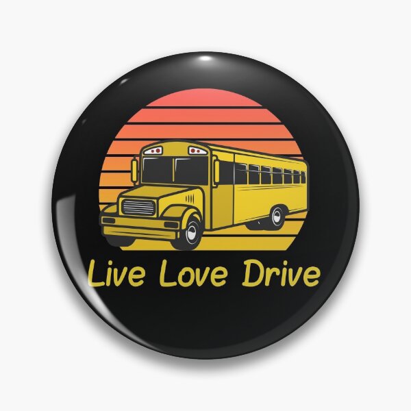 Item preview, Live Love Drive - School Bus Driver designed and sold by HeatherPore.