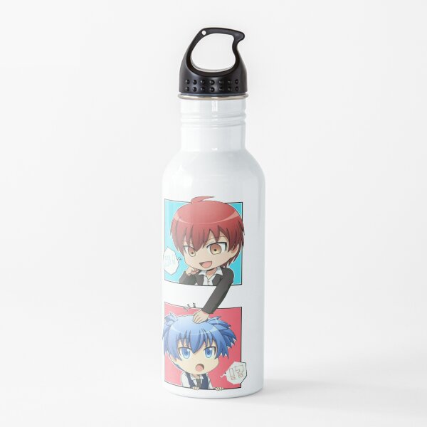 Sensei Water Bottle Redbubble - nagisa x karma roblox
