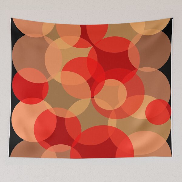 Item preview, Graphic with red circles designed and sold by Robert Elfferich.