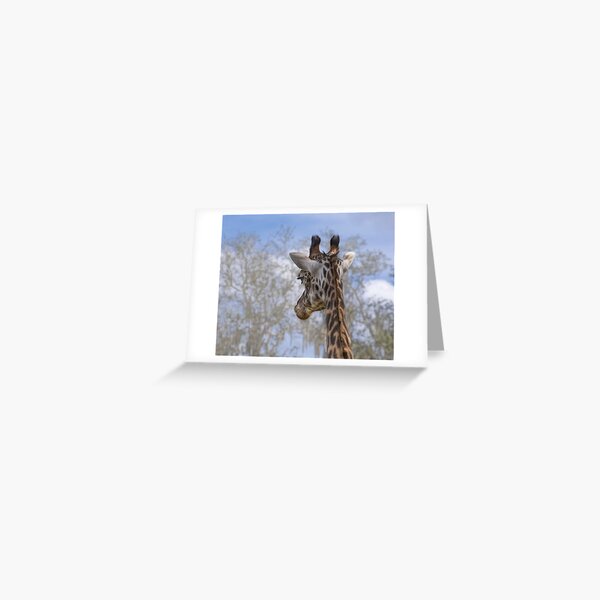 Item preview, I see you if I don't even look at you. Giraffe portrait designed and sold by Zina Stromberg.