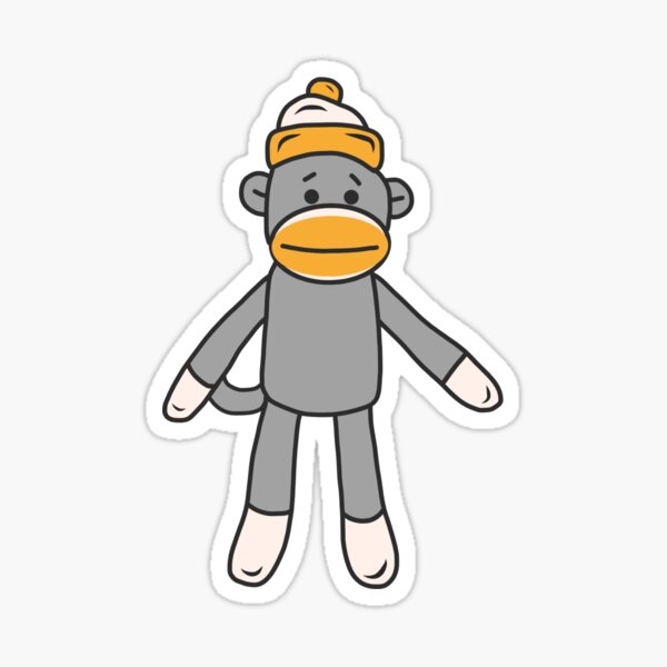 Sock Monkey  Sticker