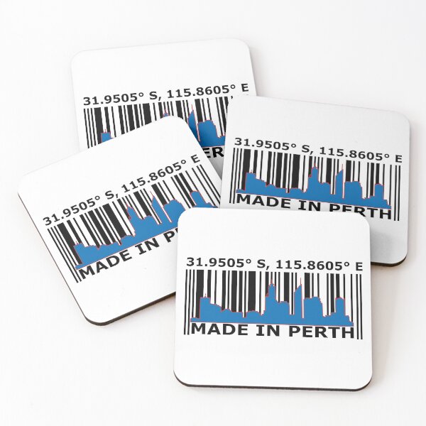 Item preview, Made In Perth Austalia Barcode. designed and sold by Nxt-Lvl-Awesome.