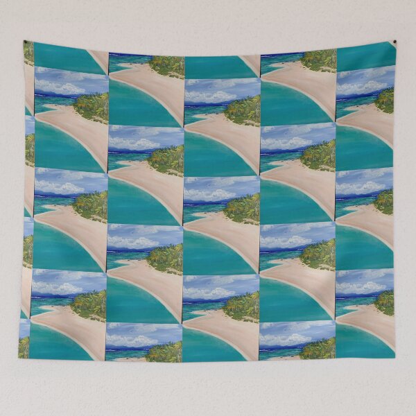 Item preview, Shoal beach in Anguilla. Original artwork designed and sold by shaz141.