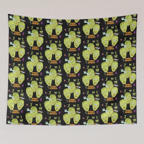 Item preview, Spooky Zombies Night designed and sold by lotusbud.