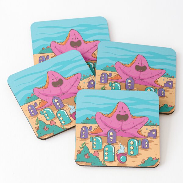 Item preview, Starfish visiting undersea city designed and sold by MissCookieFairy.