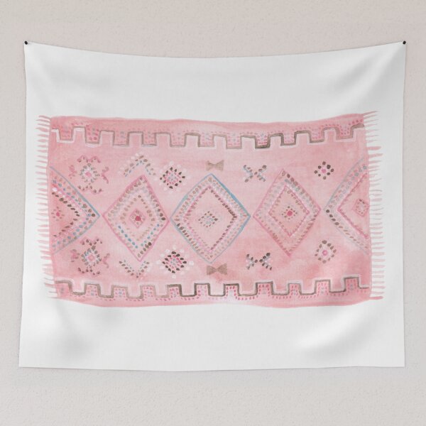 Item preview, Pink moroccan rug designed and sold by Carolin Bentbib.