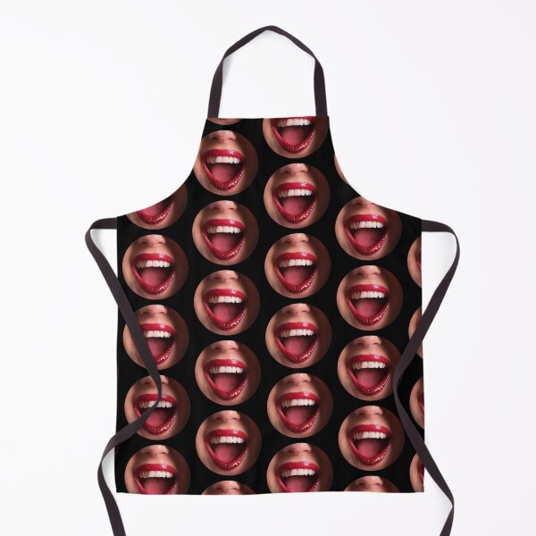 Item preview, Red lips shiny smile through hole designed and sold by Lefteris Betsis.
