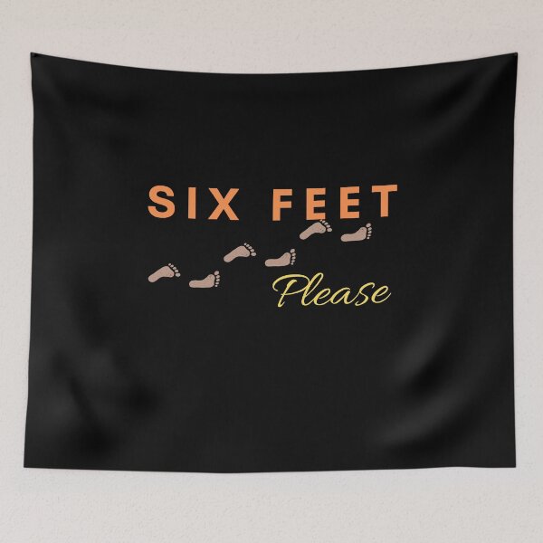 Item preview, Six feet please designed and sold by i-longmanshop.