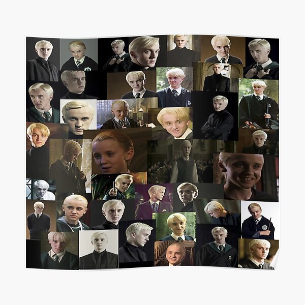 Draco Malfoy collage Poster