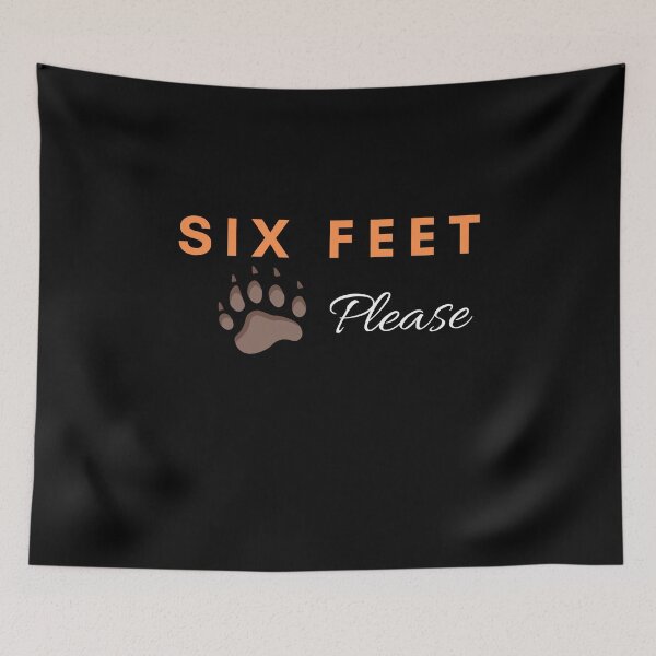 Item preview, Six feet please designed and sold by i-longmanshop.