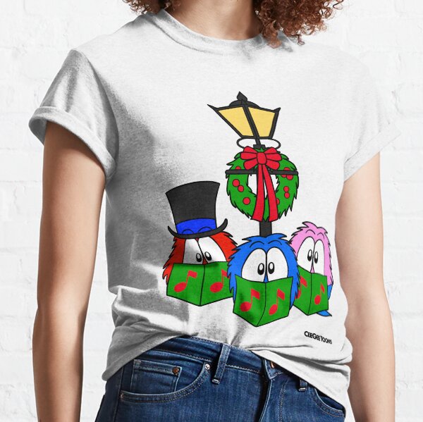 'Fluffy Christmas' Carol Singers Classic T-Shirt