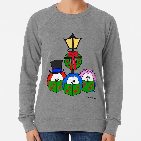 'Fluffy Christmas' Carol Singers Lightweight Sweatshirt