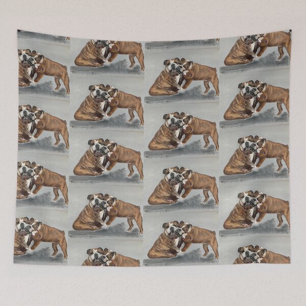 Item preview, Mother and daughter bulldogs designed and sold by shaz141.