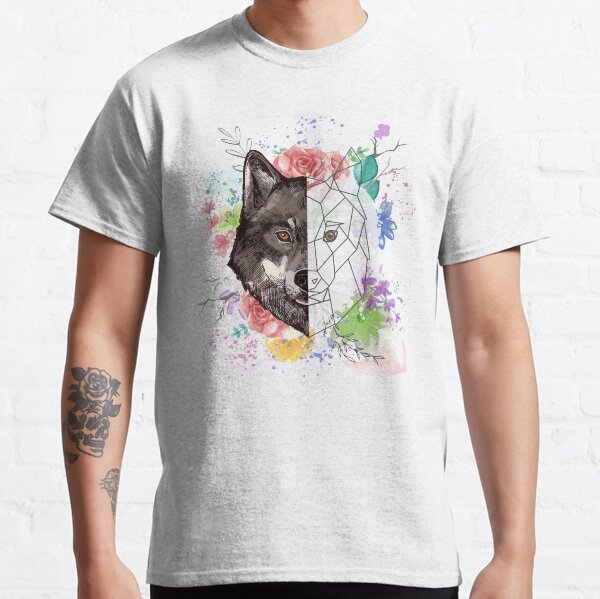 Watercolour Wolf Classic T-Shirt