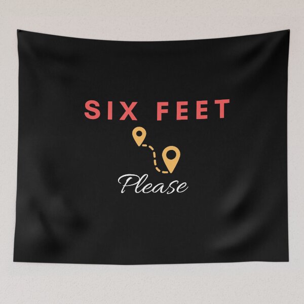 Item preview, Six feet please designed and sold by i-longmanshop.