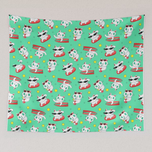 Item preview, Surfing Cats designed and sold by Tender Flower Clothing.